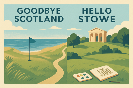 Goodbye Scotland and Hello Stowe.